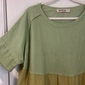 Three Bird Nest Mint and Olive tunic dress